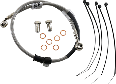 GALFER Brake Line - Stainless Steel FK003D926R - Cycle City Outdoors