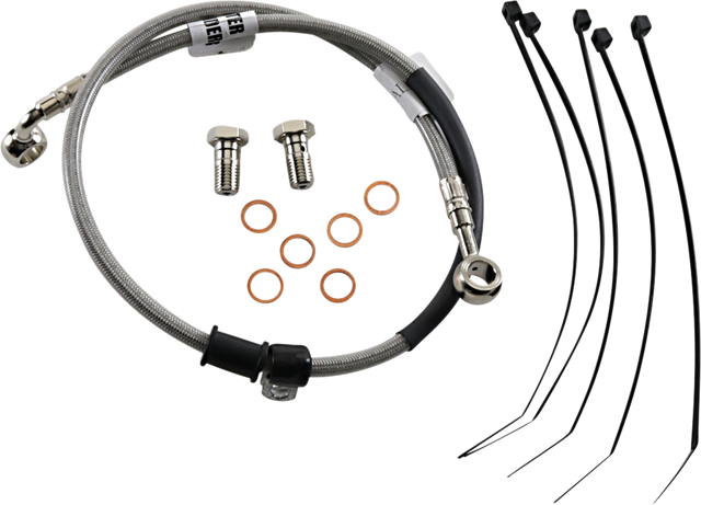 GALFER Brake Line - Stainless Steel FK003D926R - Cycle City Outdoors