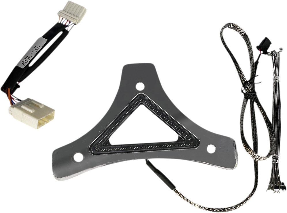 Custom Dynamics LED Backrest Light - Run/Brake - Chrome CD-BR-XL-C - Cycle City Outdoors
