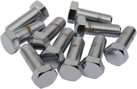 DRAG SPECIALTIES Bolts - Hex Head/Replacement - Fine Thread - 3/8"-24 x 1" - 10 Pack MPB156 - Cycle City Outdoors