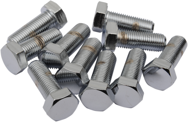 DRAG SPECIALTIES Bolts - Hex Head/Replacement - Fine Thread - 3/8"-24 x 1" - 10 Pack MPB156 - Cycle City Outdoors