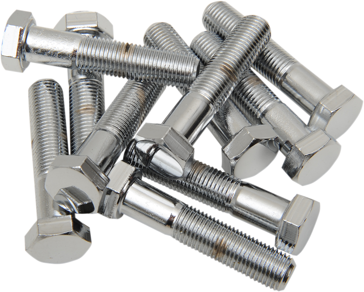 DRAG SPECIALTIES Bolts - Hex Head/Replacement - Fine Thread - 3/8"-24 x 1-1/2" - 10 Pack MPB158 - Cycle City Outdoors