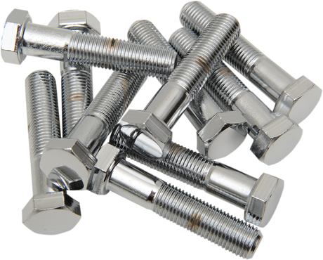 DRAG SPECIALTIES Bolts - Hex Head/Replacement - Fine Thread - 3/8"-24 x 1-1/2" - 10 Pack MPB158 - Cycle City Outdoors