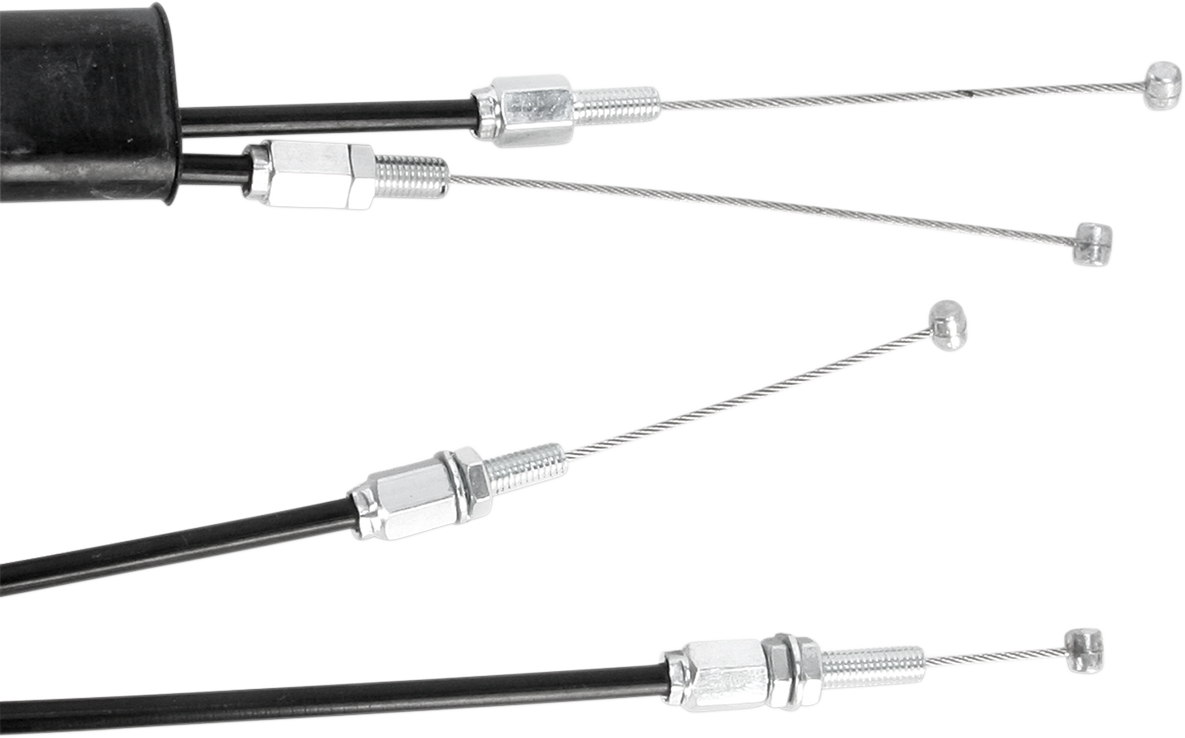 MOTION PRO Black Vinyl Throttle Cable - Push/Pull - Honda 02-0514
