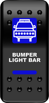 MOOSE UTILITY Rocker Switch - Bumper Light Bar - Blue BLB-PWR