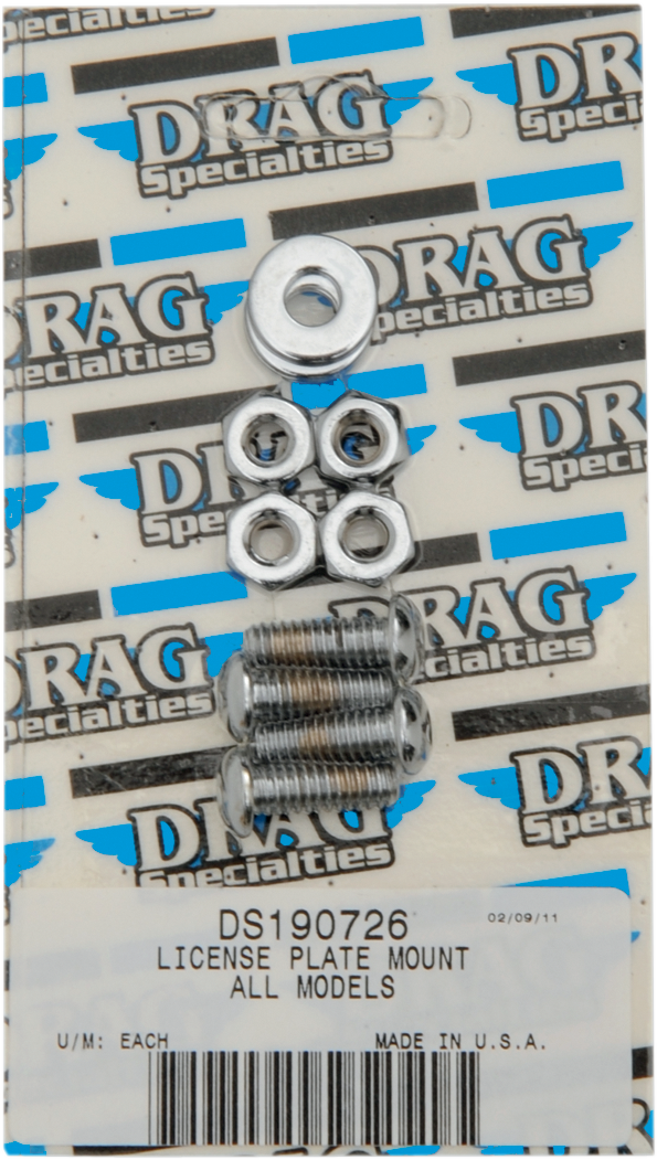 DRAG SPECIALTIES Mount Bolt Set - Socket Head - License Plate MK190 - Cycle City Outdoors