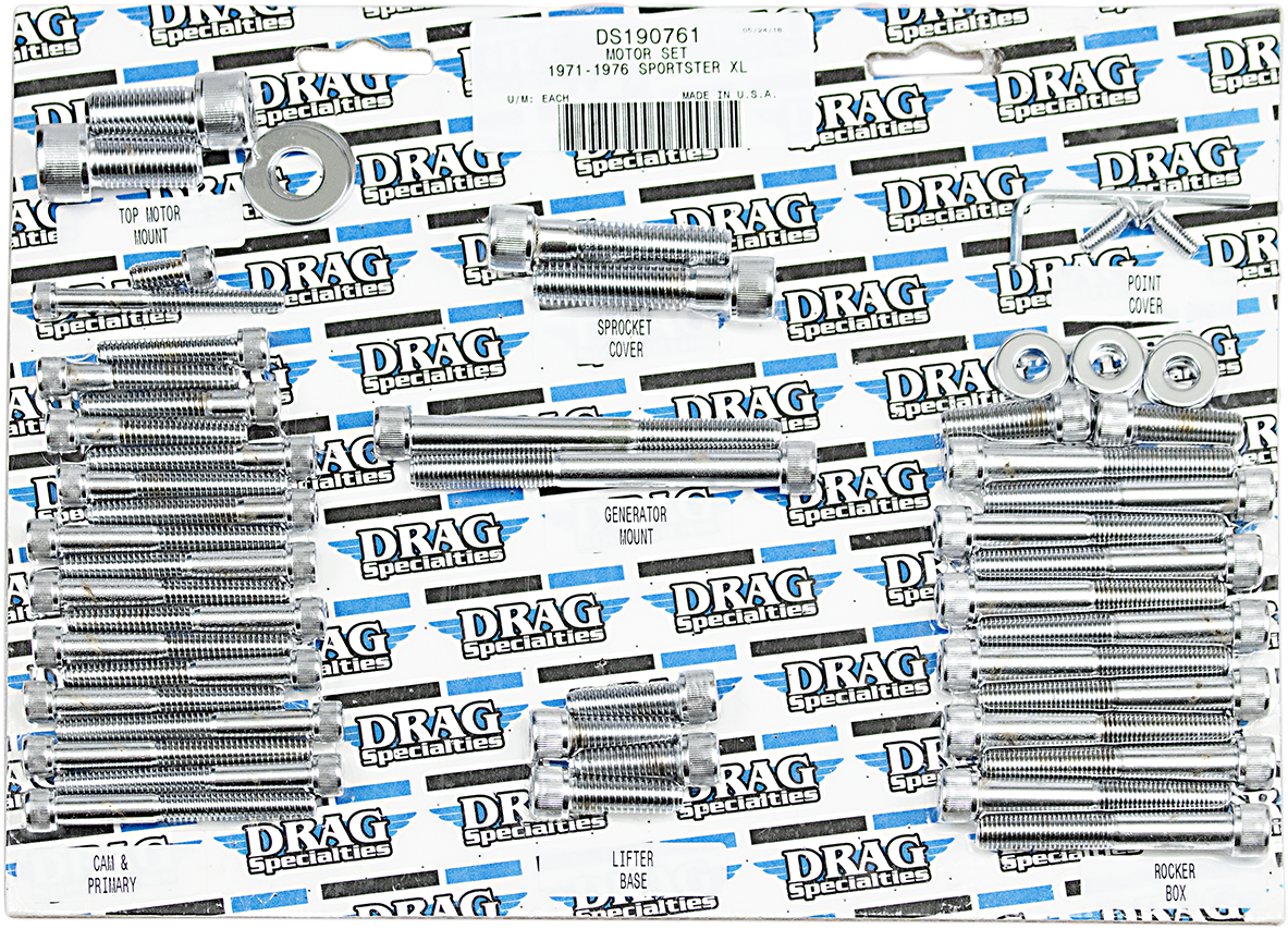 DRAG SPECIALTIES Bolts - Motor - Socket-Head - XL MK118 - Cycle City Outdoors