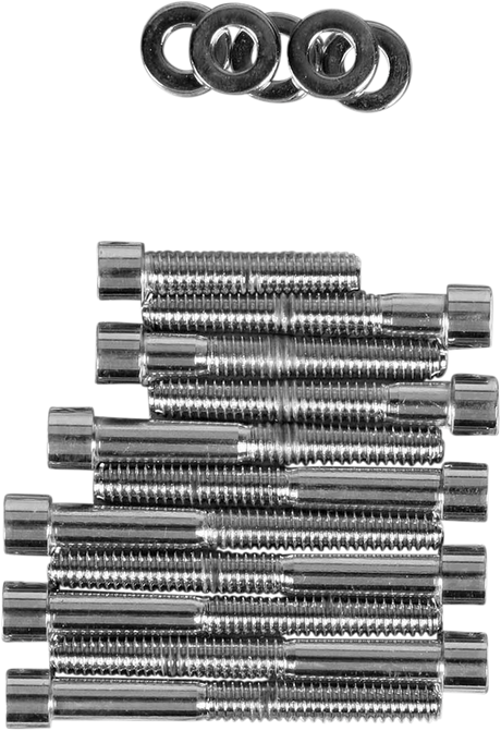 DRAG SPECIALTIES Bolt Set - Camshaft Cover - Polished - XL MK249S - Cycle City Outdoors