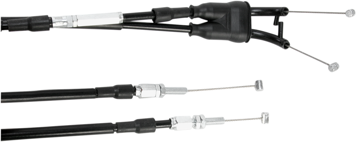 MOTION PRO Black Vinyl Throttle Cable - Push/Pull - Suzuki 04-0278