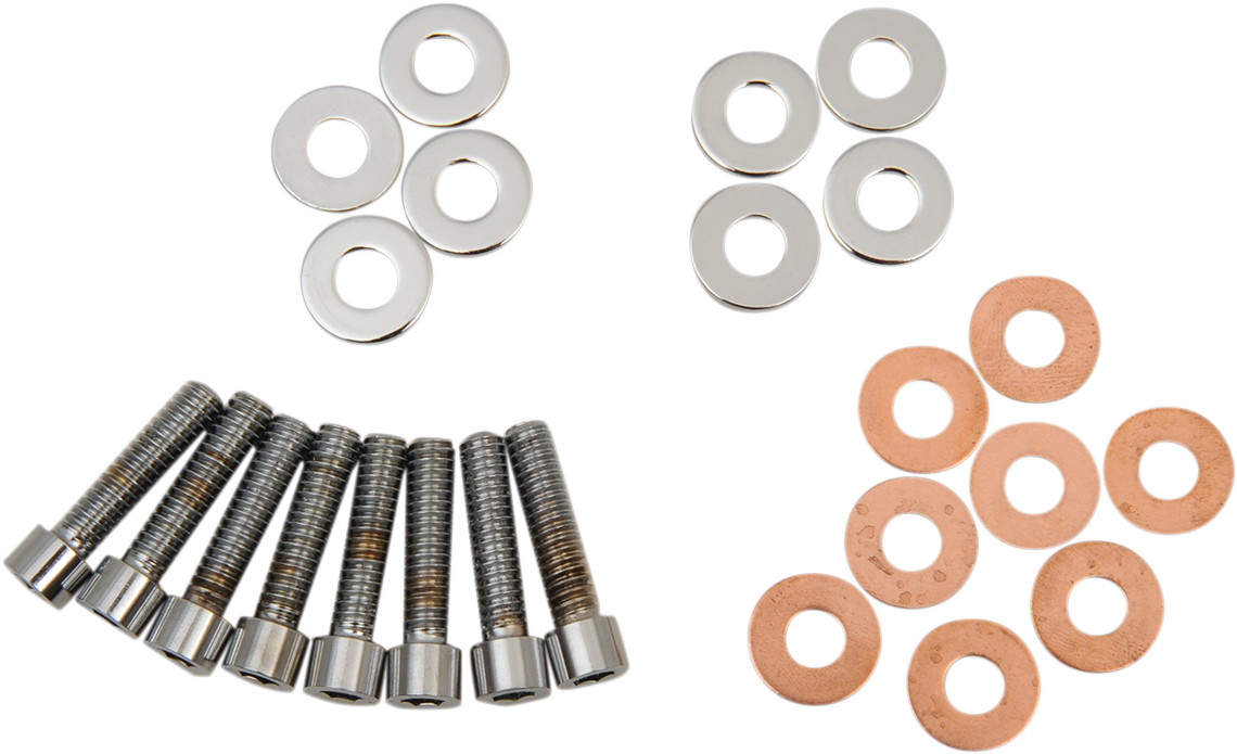 DRAG SPECIALTIES Bolt Kit - Rocker Box - Socket-Head - Smooth - Evolution MK123S - Cycle City Outdoors