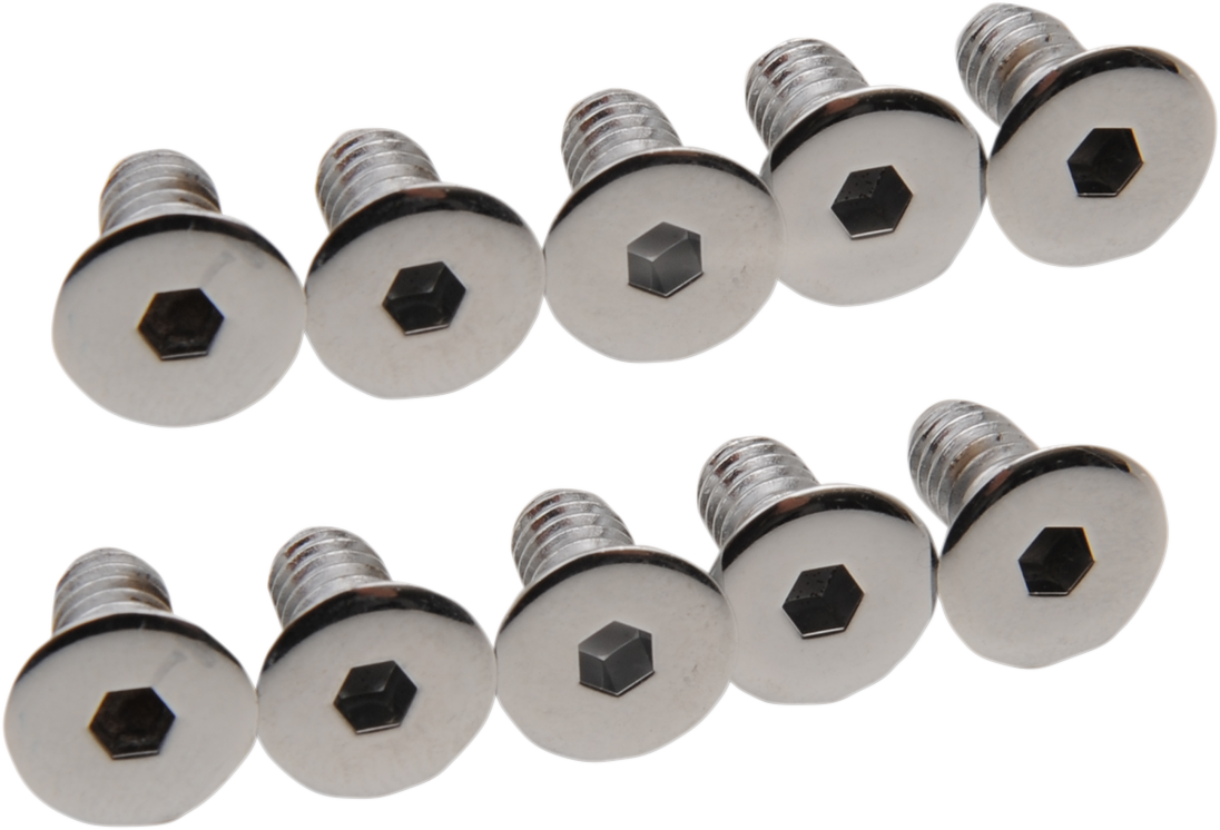 DRAG SPECIALTIES Cover Screws - Derby/Inspection MK157 - Cycle City Outdoors