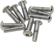 DRAG SPECIALTIES Bolts - Button Head/Replacement - #8-32 x 5/8" - 10 Pack MPB262 - Cycle City Outdoors