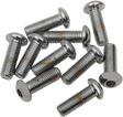 DRAG SPECIALTIES Bolts - Button Head/Replacement - 1/4"-28 x 1" - 10 Pack MPB421 - Cycle City Outdoors