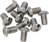 DRAG SPECIALTIES Bolts - Button Head/Replacement - 5/16"-24 x 1" - 10 Pack MPB406