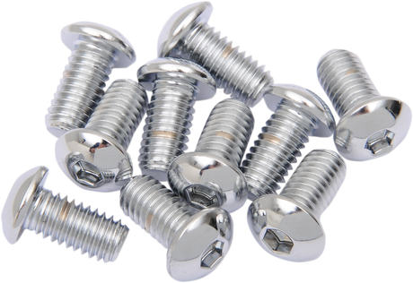 DRAG SPECIALTIES Bolts - Button Head/Replacement - 3/8"-16 x 1" - 10 Pack MPB270 - Cycle City Outdoors