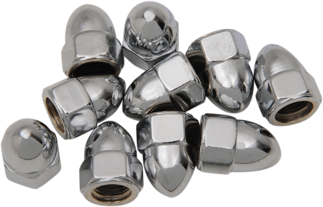 DRAG SPECIALTIES Nut - Acorn - Chrome - 3/8"-16 MPB107 - Cycle City Outdoors