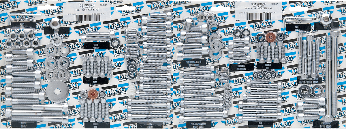 DRAG SPECIALTIES Bolt Kit - Motor - Socket-Head - FXR MK108 - Cycle City Outdoors