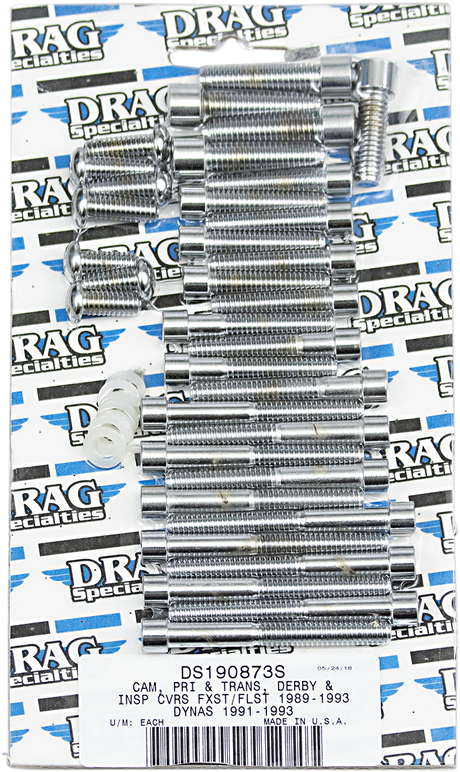 DRAG SPECIALTIES Bolt Kit - Primary - Socket-Head - Smooth MK197S - Cycle City Outdoors