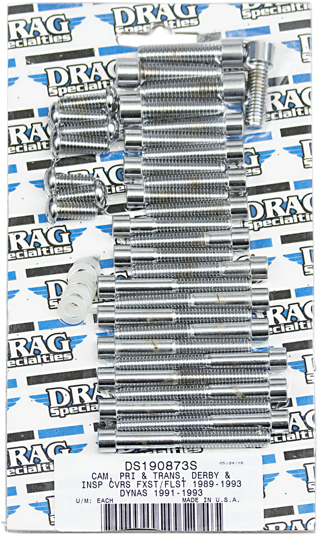 DRAG SPECIALTIES Bolt Kit - Primary - Socket-Head - Smooth MK197S - Cycle City Outdoors