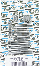 DRAG SPECIALTIES Bolt Set - Inner/Outer Primary/Inspection/Derby Cover - Smooth - Softail/Dyna MK266S