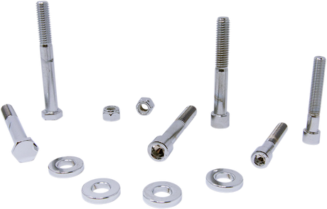 DRAG SPECIALTIES Bolt Set - Motor Mount - Smooth - Dyna/Softail MK267S