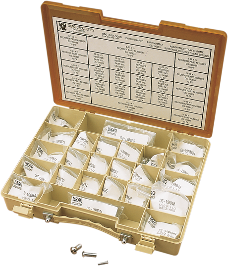 DRAG SPECIALTIES Bolts - Button Head/Assortment - Kit MK210 - Cycle City Outdoors