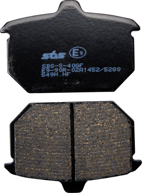 SBS Organic Base Rear Brake Pads - 549H.HF (Harley-Davidson FXRT / FXR Super Glide II / FXRS Low Glide 1982–1987)