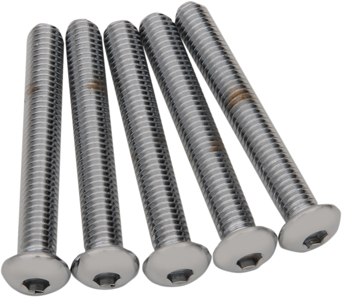 DRAG SPECIALTIES Bolts - Button Head/Replacement - 3/8"-16 x 2-3/4" - 5 Pack MPB835 - Cycle City Outdoors