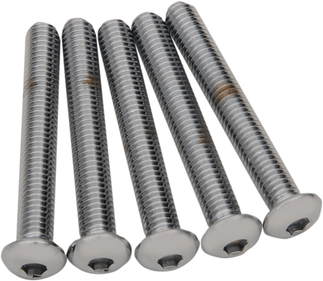 DRAG SPECIALTIES Bolts - Button Head/Replacement - 3/8"-16 x 3" - 5 Pack MPB836 - Cycle City Outdoors