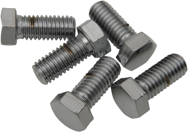 DRAG SPECIALTIES Bolts - Hex-Head - Chrome - 7/16"-14 x 1-1/4" MPB719 - Cycle City Outdoors