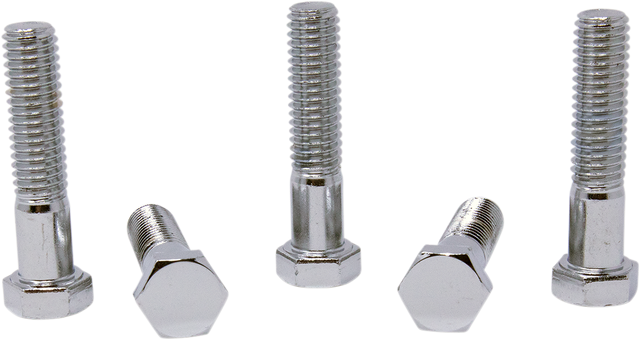 DRAG SPECIALTIES Bolts - Hex-Head - Chrome - 7/16"-14 x 2" MPB670 - Cycle City Outdoors