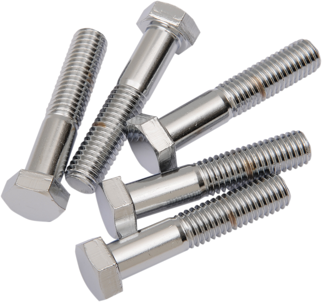 DRAG SPECIALTIES Bolts - Hex-Head - Chrome - 1/2"-13 x 2-1/4" MPB676 - Cycle City Outdoors