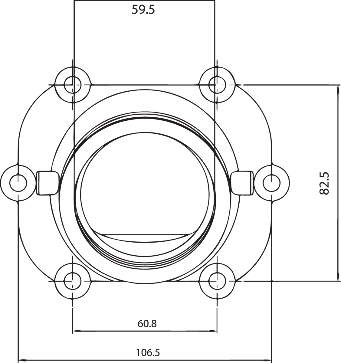 KIMPEX Carburetor Mounting Flange - Polaris 104608