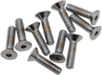 DRAG SPECIALTIES Bolts - Flat-Head - Chrome - 1/4"-20 x 1-1/4" MPB368 - Cycle City Outdoors