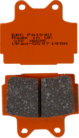 EBC FA Series Organic Base Brake Pads - FA104 (Yamaha XJ 600 Diversion / Seca II / FZS 600 1984–2003)