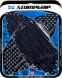 STOMPGRIP 55-10-0075B Tank Grips - Volcano - Black - Aprilia - RSV4/Tuono '10-'20 | Street