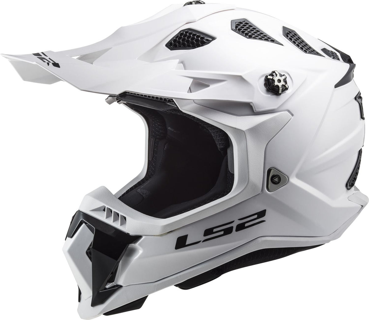 LS2 Subverter EVO Motocross Helmet | Solid | Gloss White | XS–3XL | 700-1021