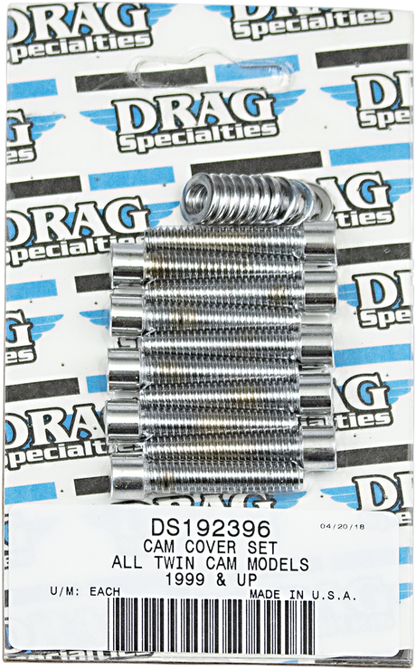 DRAG SPECIALTIES Bolt Kit - Camshaft Cover - Smooth - Socket-Head MK373S - Cycle City Outdoors