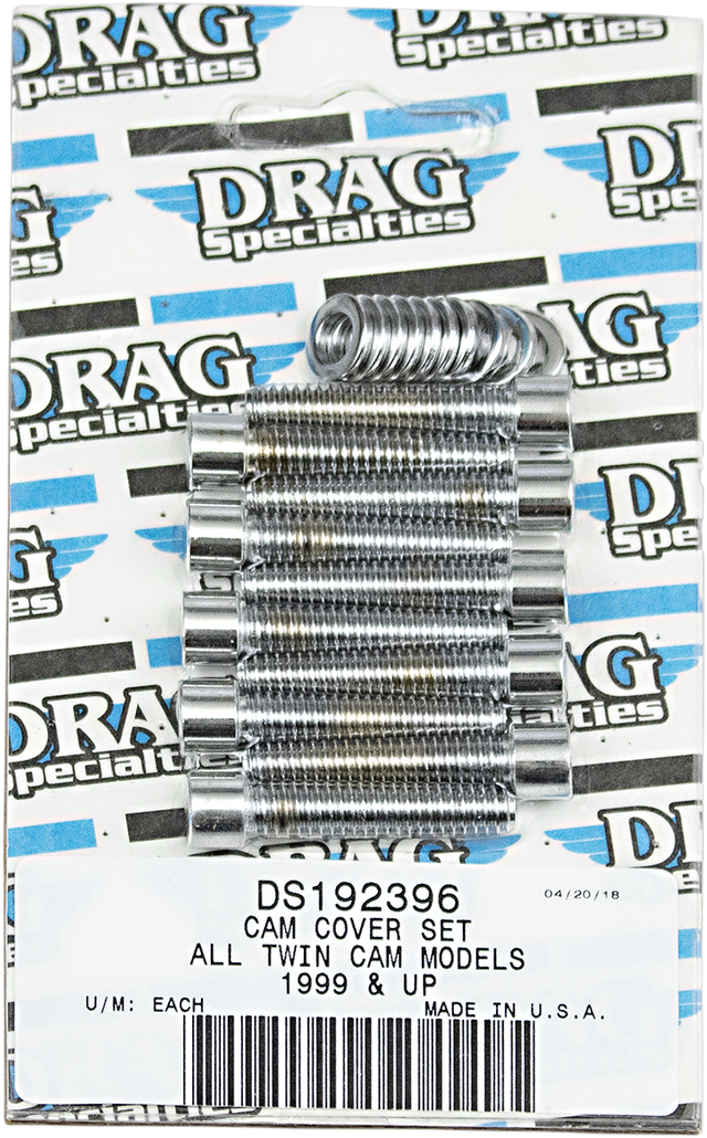 DRAG SPECIALTIES Bolt Kit - Camshaft Cover - Smooth - Socket-Head MK373S - Cycle City Outdoors
