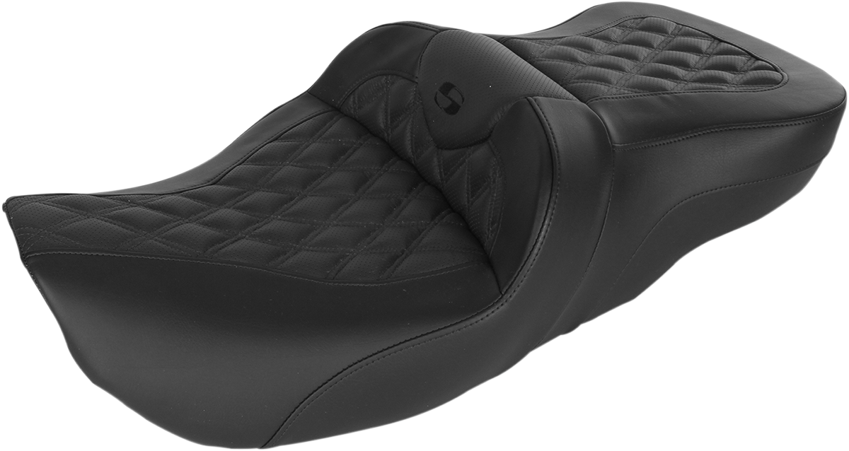 SADDLEMEN Roadsofa* Seat - Full Lattice Stitch - FLH '97-'07 - Part No. 897-06-182