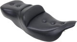 SADDLEMEN Pillow-Top Roadsofa* Seat - Black - FLH/FLT '99-'07 - Part 897-07-181