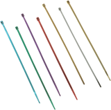 DRAG SPECIALTIES Cable Tie - 7" - Chrome - 10-Pack 10-6010C-10-HC3 - Cycle City Outdoors