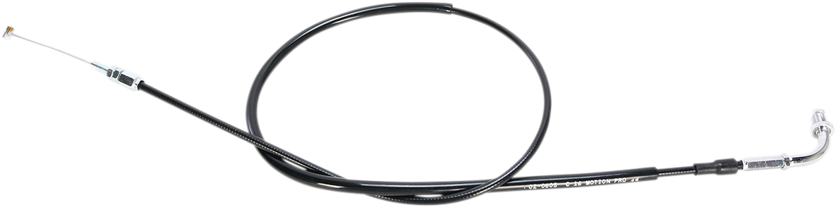 MOTION PRO Black Vinyl Throttle Cable - Pull - +12" - Honda 02-0605