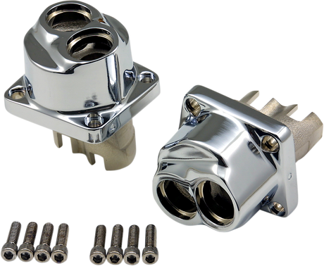 DRAG SPECIALTIES Lifter Blocks - Chrome - Evolution/Big Twin 26533-BOX - Cycle City Outdoors