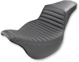 SADDLEMEN Step-Up Seat - Front Tuck-n-Roll - Black - FL '08-'24 808-07B-171