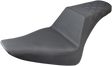 SADDLEMEN Step-Up Seat - Rear Lattice Stitch - Black - FLS 812-26-173