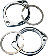 DRAG SPECIALTIES Exhaust Flange Kit - Chrome 74545