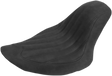 SADDLEMEN Knuckle Solo Seat - Ribbed - Black - FL/FX '06-'17 806-12-0023