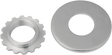 DRAG SPECIALTIES Steering Stem Bearing Adjusting Nut with Dust Cover - Chrome 23-0326-BC102 - Cycle City Outdoors