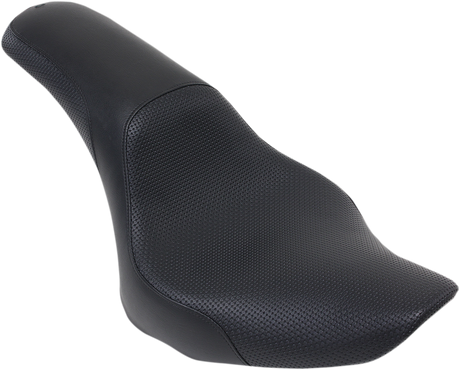 SADDLEMEN Profiler™ Basketweave Seat - Black - FB '07-'17 806-12-147